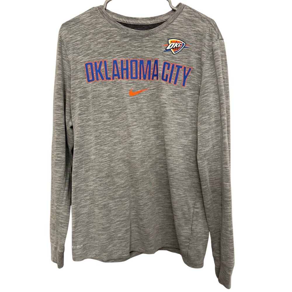 ⚡ OKC Thunder Nike Dri‑FIT Long Sleeve  (Size Medium)